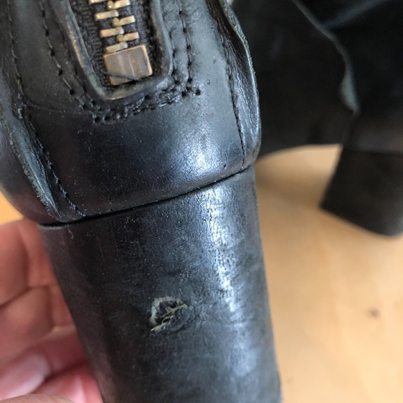 Free People distressed leather boots -- SOLD in consignment store - Picture 4 of 7